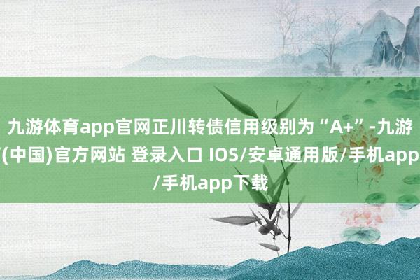 九游体育app官网正川转债信用级别为“A+”-九游体育(中国)官方网站 登录入口 IOS/安卓通用版/手机app下载